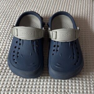 CROCS Kids Clogs - Blue and Gray